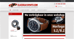 Desktop Screenshot of classicalfaparts.nl